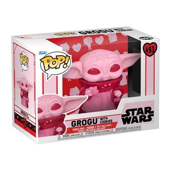 Figurine Funko Pop! Star Wars Valentines Edition Grogu with cookies