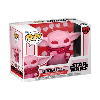 Figurine Funko Pop! Star Wars Valentines Edition Grogu with cookies