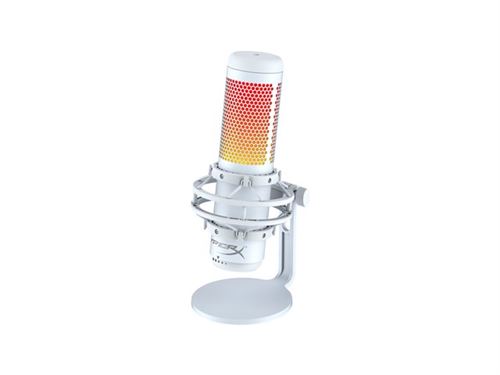 Microphone Gaming sans fil HyperX QuadCast S Blanc - Microphone