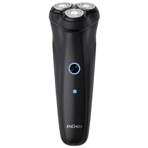 Tondeuse Homme Enchen Warrior 5W 5V Sans Fil Rotatif 3D Triple Tête Flottante Rechargeable Noir