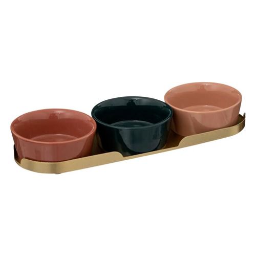 Non Communiqué Multicolore Secret De Gourmet - Service Apéritif 4 Pièces "Col" 31Cm