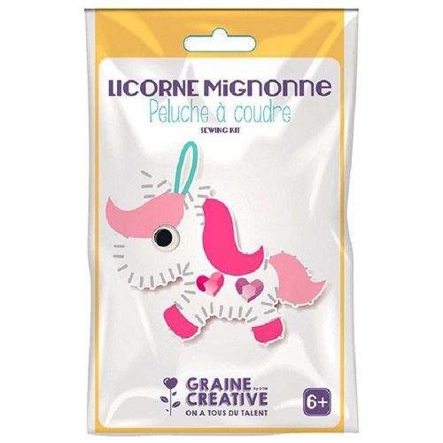 Kit peluche à coudre - Licorne Mignonne - Graine Créative