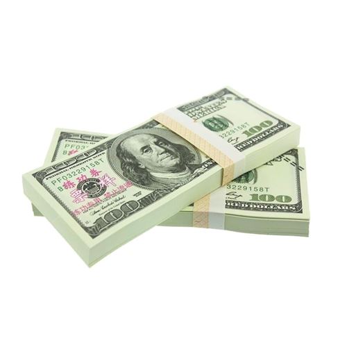 Faux argent - 100 dollars américains (100 billets)