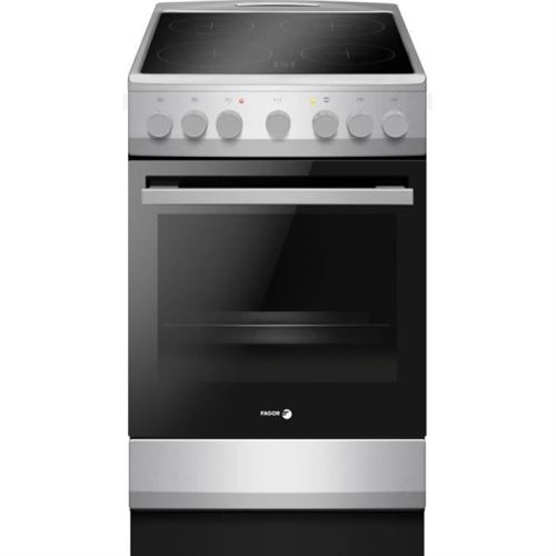 Non Communiqué Cuisiniere Vitrocéramique Fagorfacv203s 4 Foyers 62 L 50 60 Cm Silver