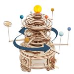 Modèle de bois de puzzle 3D Curious Discovery Mécanique Orrery Robotime ST001