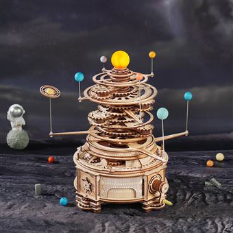 Modèle de bois de puzzle 3D Curious Discovery Mécanique Orrery Robotime ST001