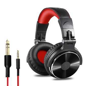 Casque Bluetooth SZSMART OneOdio Pro 10 (sur l'oreille - Microphone - Filaire - Rouge) - 1