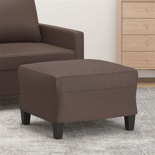 vidaXL Repose-pied Marron 60x50x41 cm Similicuir349337