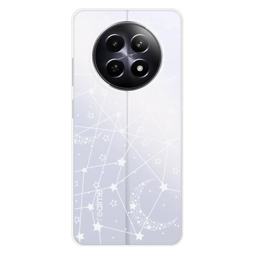 Coque en silicone imprimée compatible Realme 12 5G Lignes étoilées