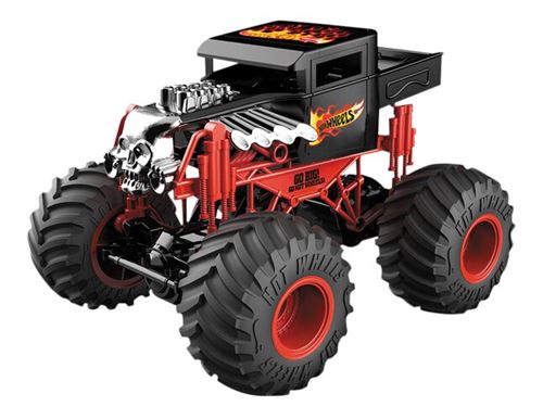 Monster Truck Radiocommand&eacute; Hot Wheels Bone Shaker-Mondo Italie