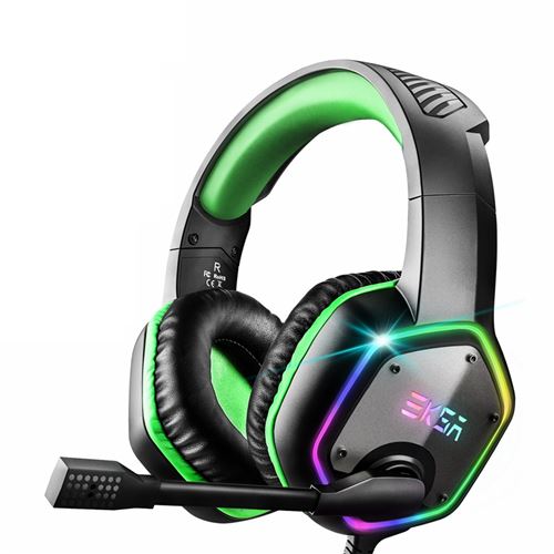 Casque filaire EKSA E1000S Vert