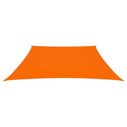 vidaXL Voile de parasol Tissu Oxford trapèze 4/5x3 m Orange