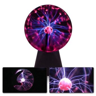 MAX PBL20 - Lampe plasma géante 20 x 29,50 cm, boule magique tactile sensible au toucher et à la musique - 1