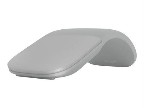 Microsoft Surface Arc Mouse - Souris - optique - 2 boutons - sans fil - Bluetooth 4.1 - gris clair - commercial - pour Surface Pro 7