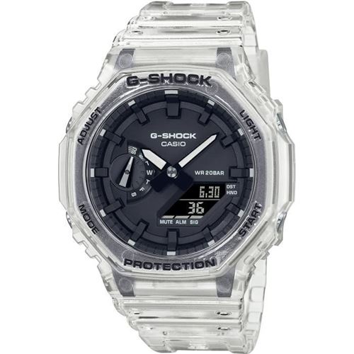Casio Montre G-Shock Skeleton Blanche Transparente