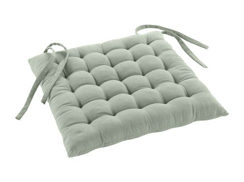 Non Communiqué Vert Coussin De Chaise "Twily" 38X38cm Sauge