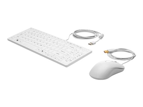 HP - Healthcare - toetsenbord en muis set - USB - Frans - voor HP Z1 G8; EliteDesk 805 G6, 80X G8; EliteOne 800 G8; Engage One Pro; ProDesk 40X G6