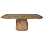 Dayo - table à manger en bois massif de manguier - 6 à 8 personnes - Bois