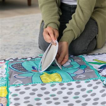 Tapis d'éveil Infantino Tapis géant des découvertes 120 x 120 cm
