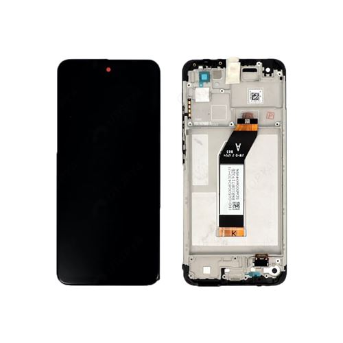 Ecran Complet Avec Chassis Noir Pour Redmi 10
