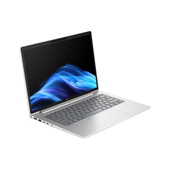 HP ProBook 4 G1i Notebook AI - Conception de charnière à 177 degrés - Intel Core Ultra 7 - 255U / jusqu'à 5.2 GHz - Win 11 Pro - Intel Graphics - 16 Go RAM - 512 Go SSD NVMe - 14" IPS 1920 x 1200 - Gigabit Ethernet - Wi-Fi 6E, Bluetooth - argent de br