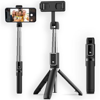 Perche Selfie Bluetooth 2 en 1 Trèpied Selfie Stick Pour Smartphone IMOSHION® - 1