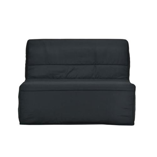 Banquette BZ - Tissu Noir - L 122 x P 101 x P 95 cm - EVA