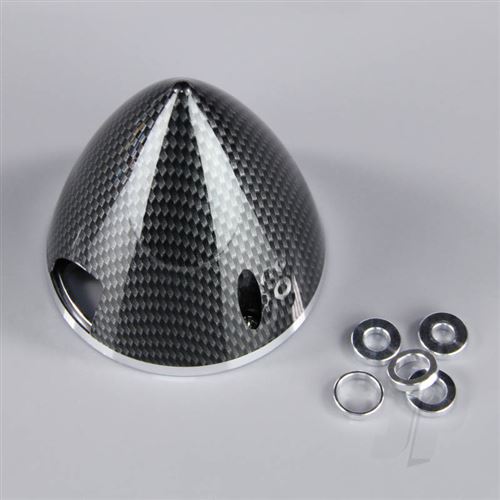 Cone Helice 45mm Carbon Look Embase Aluminium