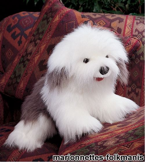 Peluche marionnette chien de berger 61 cm de la marque Folkmanis