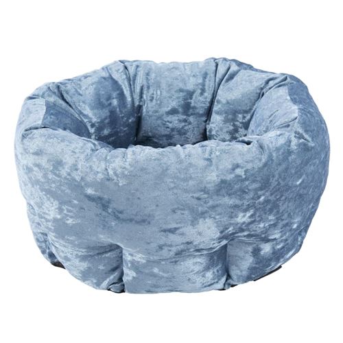 Scruffs Lit pour animaux de compagnie Velours Bleu