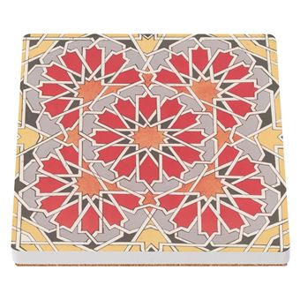 Sous-Verre Céramique Parrain De L'Année - 100x100mm Design Famille Parrain