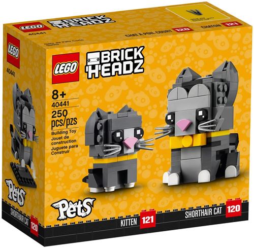 LEGO® BrickHeadz™ 40441 Les chats à poil court