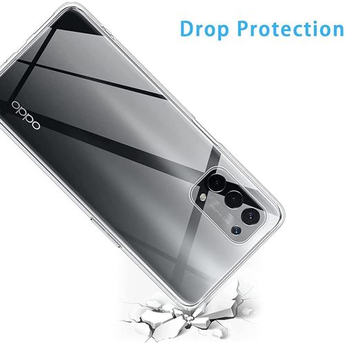 Ikziwreo Coque pour Oppo A94 5G + Verre Trempé écran Protecteur, 2 Pièces Ultra Mince Violet Intérieur Microfibre Étui Souple de Silicone TPU Housse Anti Rayures