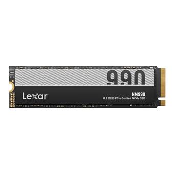 Lexar NM990 - SSD - 4 To - interne - M.2 2280 - PCI Express 5.0 x4 (NVMe) - 1
