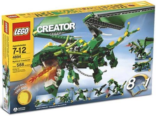 Acheter LEGO® Creator 8 en 1 4894 Mythical Creatures État correct - 419,99 € LEGO® Creator 8 en 1 4894 Mythical Creatures État correct - N/A reconditionné disponible sur Fnac