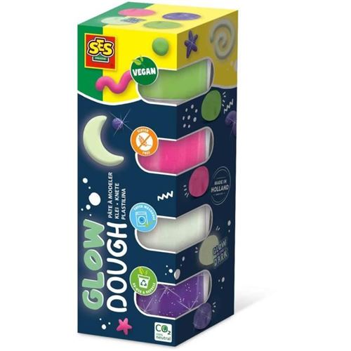 Pâte A Modeler Feel Good - Brillant (4X90Gr) - Ses Creative