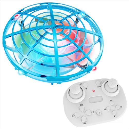 SZSMART Mini UFO LED Drone (Autonomie : 5 min - Bleu)