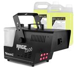 BeamZ RAGE1500LED - Machine à Fumée 1000 Watts LEDs RGB DMX et 10L de liquide