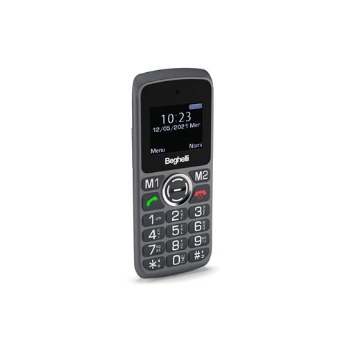 Beghelli Salvalavita Phone SLV10 4,5 cm (1.77 ) 81 g Noir Téléphone pour seniors