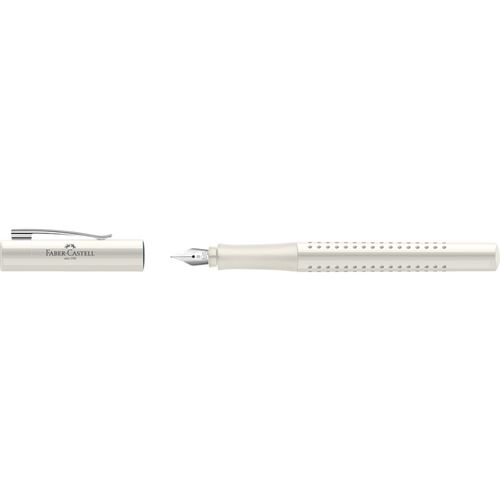 FABER-CASTELL Stylo plume GRIP 2010 Harmony, B, blanc