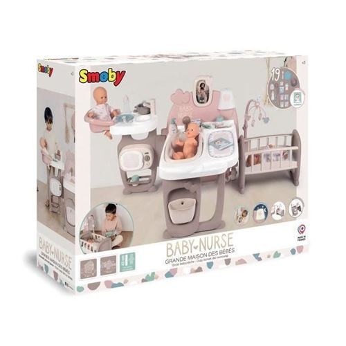Smoby Baby Nurse – Toilettes Avec Lavabo Et Accessoires, Jouet D'imitation éducatif, Dès 3 Ans, Fabriqué En France !