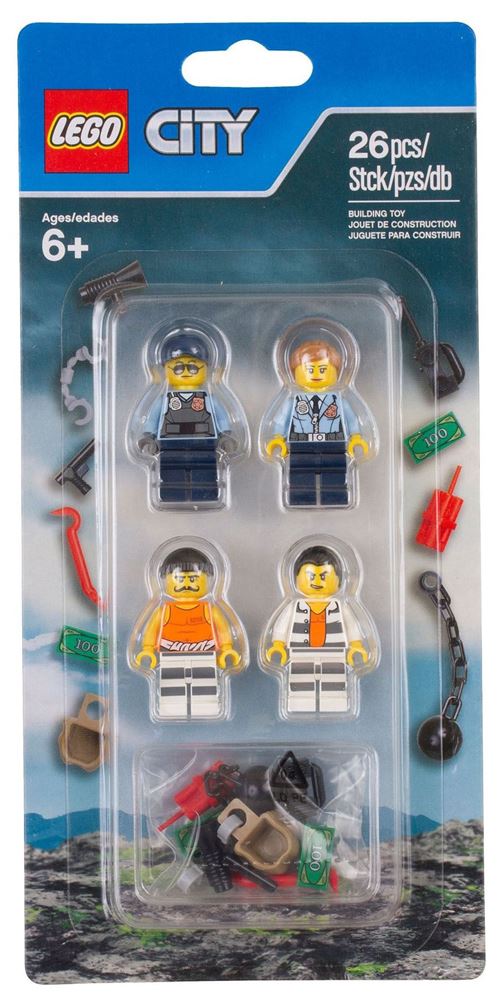 LEGO® City 853570 Ensemble d'accessoires de la prison en haute mer