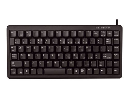 Cherry Noir G84-4100 Compact Keyboard Clavier Filaire Miniature, Usb/Ps2, Azerty - Fr - Neuf - Image 3