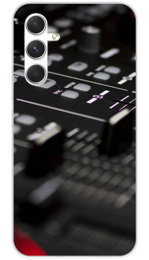 Coque en silicone imprimée compatible Samsung Galaxy A54 5G Dj Mixer