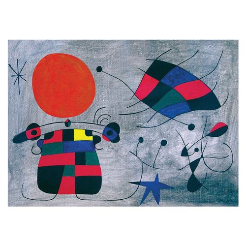 Eurographics Joan Miro la Sourire aux Ailes Flamboyantes (Puzzle 1000p, Multicolore)