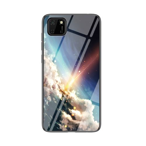 Coque en TPU modèle de ciel étoilé hybride météore pour votre Huawei Y5P
