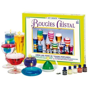 Kit créatif Bougies Cristal - Jeux créatifs de 6 à 10 ans - Creavea