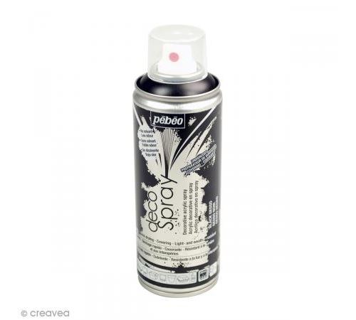 Pr&eacute;parateur de surfaces DecoSpray - Gesso noir - 200 ml