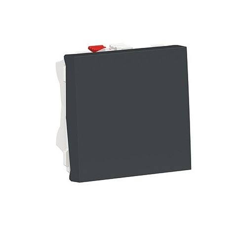 Schneider Electric Va-Et-Vient Unica - 2 Modules - 10Ax - Anthracite - Image 2