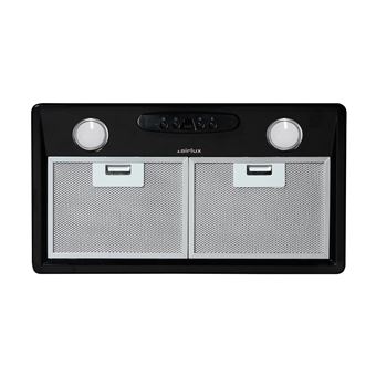 Airlux Ahf58bk Hotte Groupe Filtrant Niche Largeur 49 6 Cm Profondeur 26 1 Cm Evacuation Recyclage Noir Hotte Casquette Achat Prix Fnac